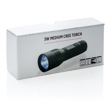 Logo trade promotional products image of: 3W medium CREE torch