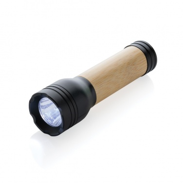 Logotrade promotional product picture of: Lucid 1W RCS certified recycled plastic & bamboo torch