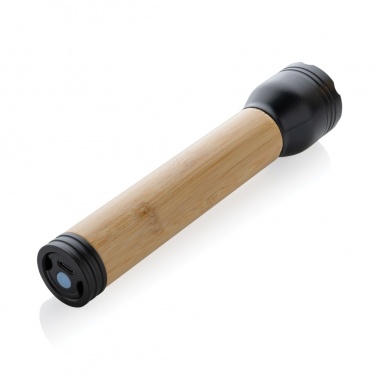 Logotrade promotional merchandise picture of: Lucid 5W RCS certified recycled plastic & bamboo torch