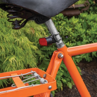 Logo trade business gift photo of: Lumino RCS recycled plastic USB re-chargeable bike light set