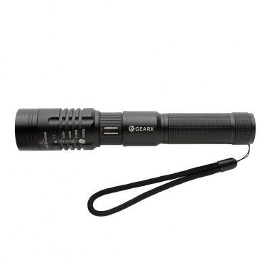 Logo trade promotional products picture of: Gear X USB re-chargeable torch
