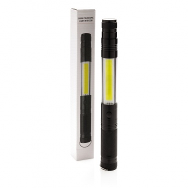 Logo trade promotional giveaway photo of: Large telescopic light with COB