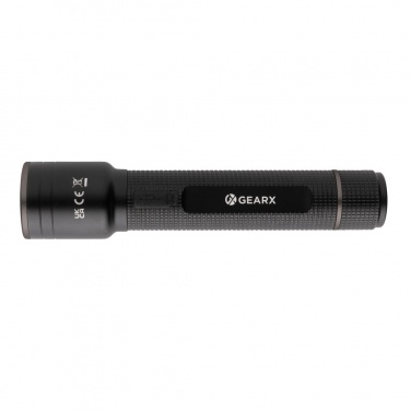 Logotrade promotional item image of: Gear X RCS recycled aluminum USB-rechargeable torch large