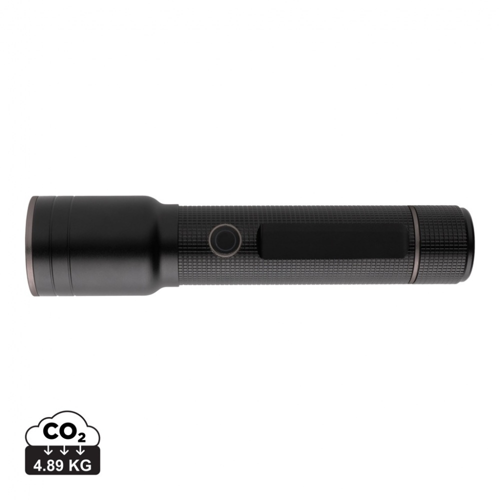 Logotrade corporate gifts photo of: RCS recycled aluminum USB-rechargeable heavy duty torch