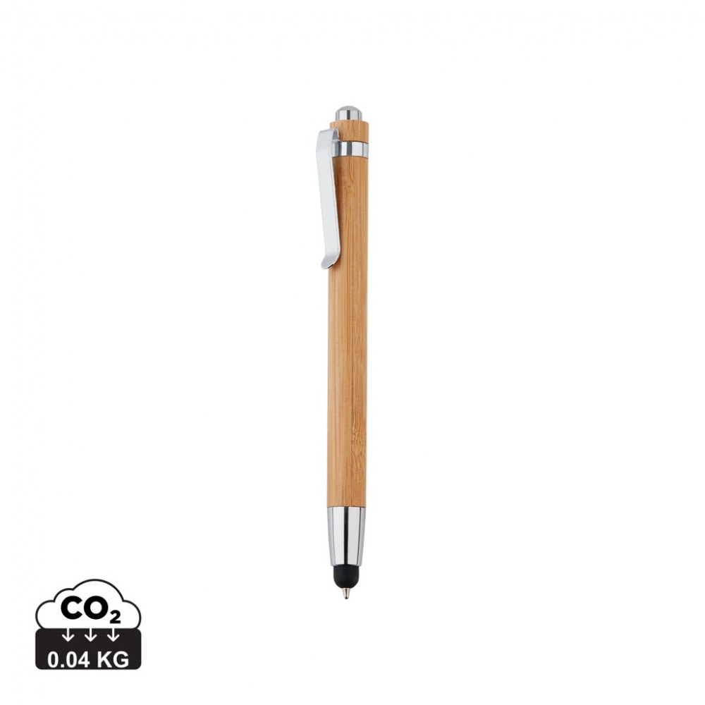 Logo trade promotional product photo of: Bamboo stylus pen