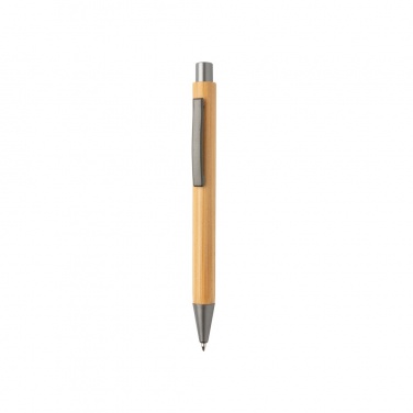 Logo trade corporate gifts picture of: Slim design bamboo pen