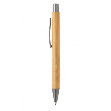 Logo trade advertising product photo of: Slim design bamboo pen