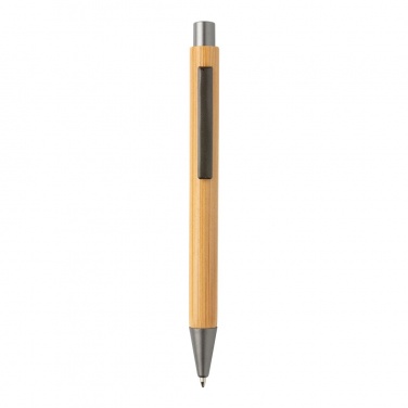 Logo trade promotional products image of: Slim design bamboo pen