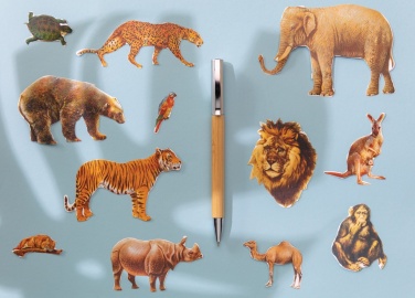 Logo trade promotional item photo of: Modern bamboo pen