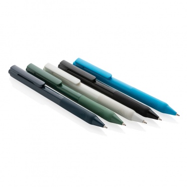 Logo trade advertising product photo of: X9 solid pen with silicone grip