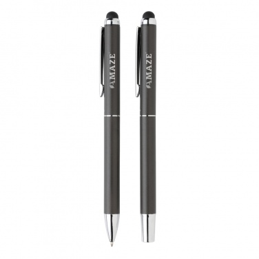 Logotrade promotional gift image of: Swiss Peak deluxe pen set in PU pouch