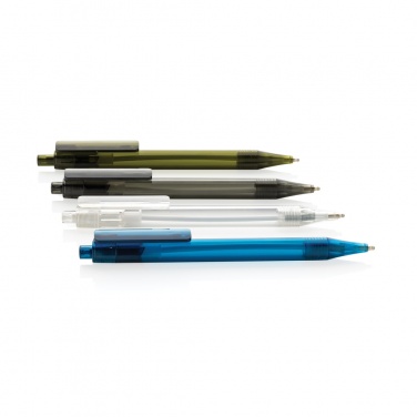 Logotrade promotional giveaways photo of: GRS RPET X8 transparent pen