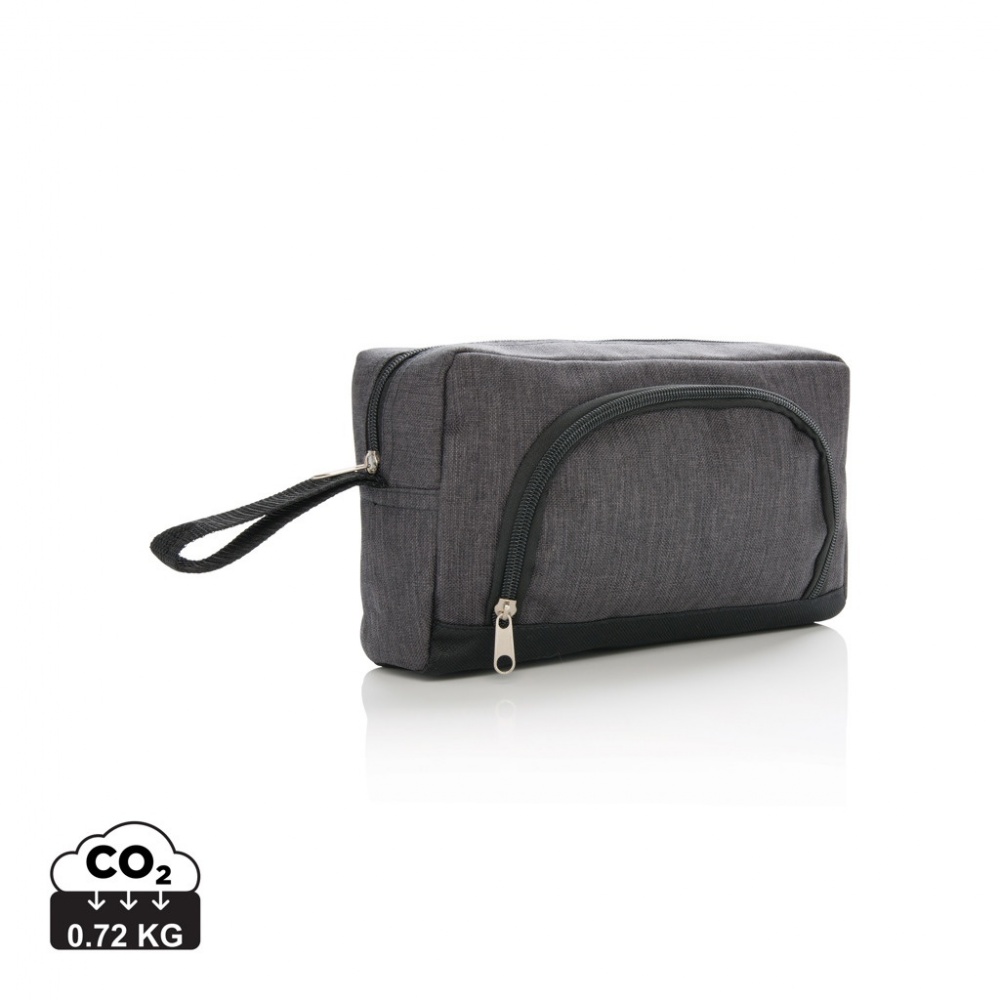 Logotrade promotional item image of: Classic two tone toiletry bag