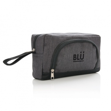 Logo trade promotional item photo of: Classic two tone toiletry bag