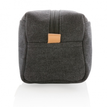 Logotrade promotional product picture of: Canvas toiletry bag PVC free