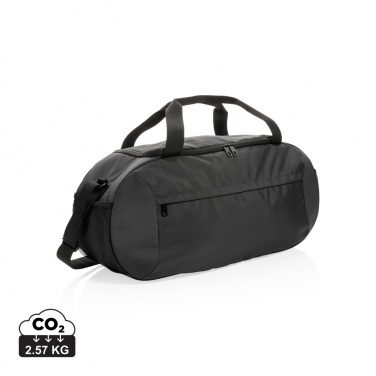 Logo trade promotional gifts picture of: Impact AWARE™ RPET modern sports duffel