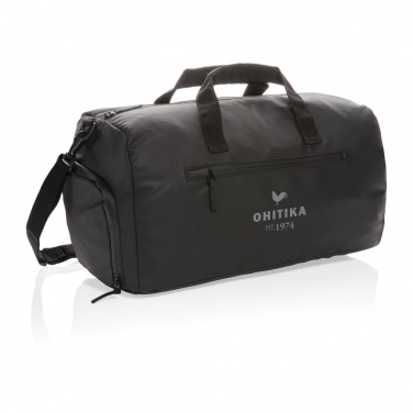 Logotrade corporate gift picture of: Fashion black weekend bag PVC free
