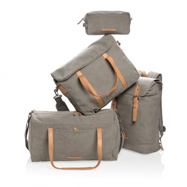 Logotrade promotional product picture of: Canvas laptop bag PVC free