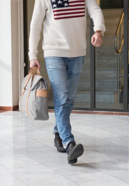 Logo trade promotional items picture of: Canvas laptop bag PVC free