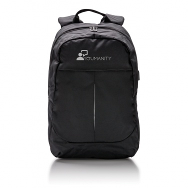 Logo trade promotional item photo of: Power USB laptop backpack