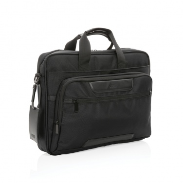 Logotrade promotional giveaway image of: Swiss Peak AWARE™ RPET Voyager 15.6" laptop bag