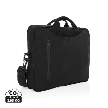 Logo trade advertising products picture of: Laluka AWARE™ recycled cotton 15.4 inch laptop bag