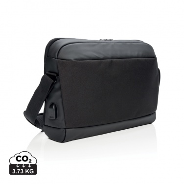 Logotrade promotional gift image of: Madrid RFID USB 15.6" laptop bag PVC free