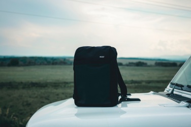 Logo trade promotional product photo of: Swiss Peak 15" anti-theft RFID & USB backpack PVC free