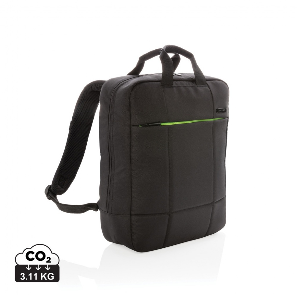 Logo trade promotional giveaway photo of: Soho business RPET 15.6" laptop backpack PVC free