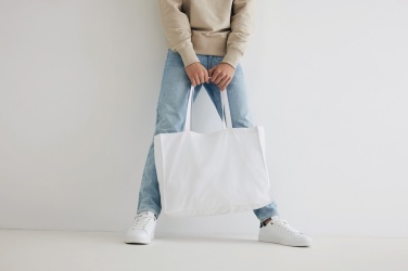 Logotrade promotional products photo of: Impact AWARE™ Recycled cotton shopper 145g