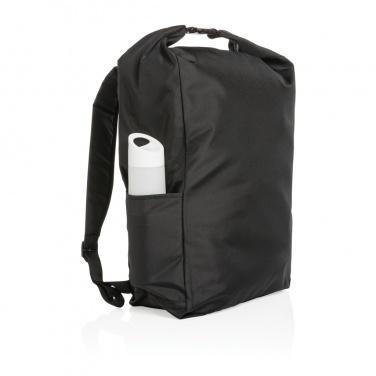 Logotrade advertising product image of: Impact AWARE™ RPET lightweight rolltop backpack