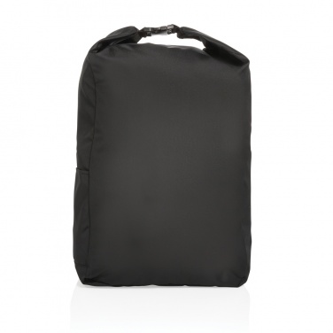 Logo trade promotional merchandise photo of: Impact AWARE™ RPET lightweight rolltop backpack
