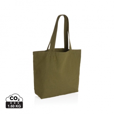 Logotrade promotional merchandise image of: Impact Aware™ 240 gsm rcanvas shopper w/pocket undyed