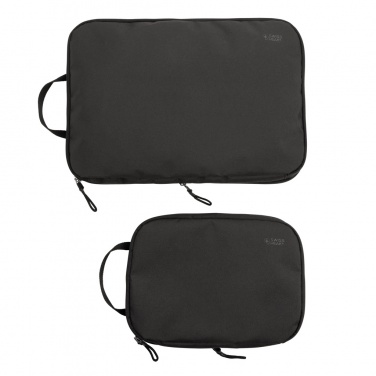 Logo trade promotional products picture of: Swiss Peak Ridge AWARE™ RPET compression travel cubes 2pc