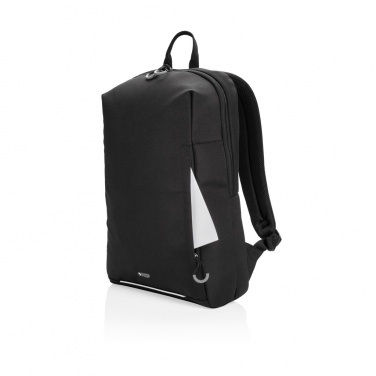 Logo trade advertising products picture of: Swiss Peak AWARE™ RFID and USB A laptop backpack