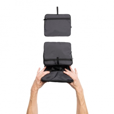 Logotrade promotional giveaway picture of: Dillon AWARE™ RPET foldable classic backpack