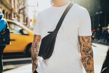 Logotrade promotional items photo of: Crescent AWARE™ RPET half moon sling bag