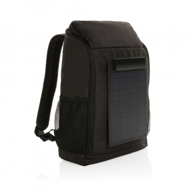 Logotrade promotional items photo of: Pedro AWARE™ RPET deluxe backpack with 5W solar panel