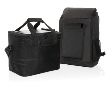 Logotrade promotional giveaways photo of: Pedro AWARE™ RPET deluxe backpack with 5W solar panel