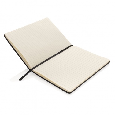 Logo trade promotional merchandise picture of: Deluxe A5 Notebook with phone pocket