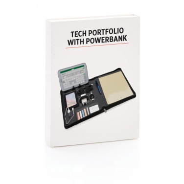 Logotrade promotional giveaway image of: Tech portfolio with powerbank