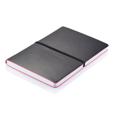 Logotrade promotional item image of: Deluxe softcover A5 notebook