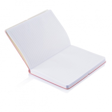 Logo trade promotional merchandise picture of: Deluxe softcover A5 notebook