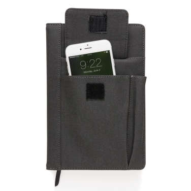 Logotrade corporate gift image of: Notebook with phone pocket