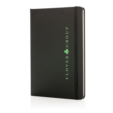 Logo trade promotional products image of: Standard hardcover PU notebook A5