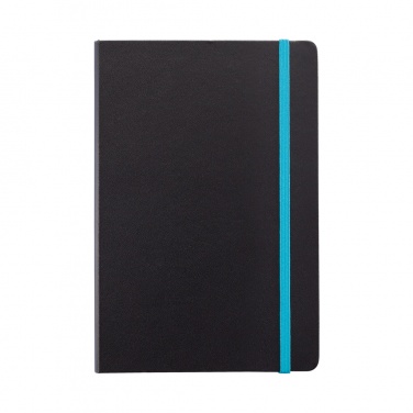 Logotrade promotional item picture of: Deluxe hardcover A5 notebook with coloured side
