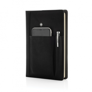 Logo trade advertising products picture of: Refillable notebook and pen set