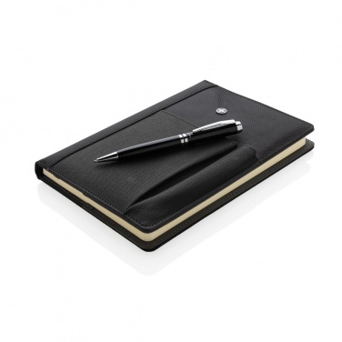 Logotrade promotional gift image of: Refillable notebook and pen set
