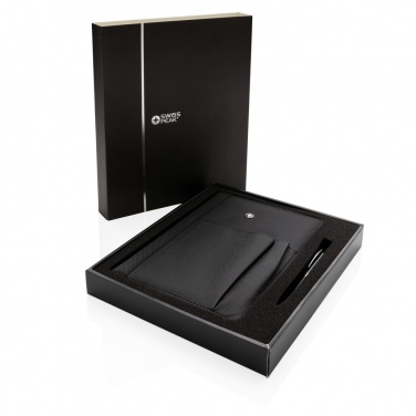 Logotrade promotional gift image of: Refillable notebook and pen set