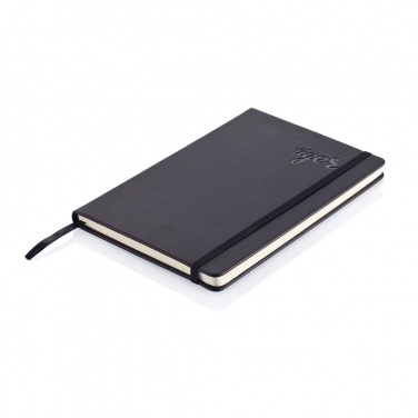 Logotrade promotional giveaway image of: Deluxe hardcover PU A5 notebook